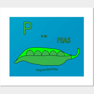 p is for peas Posters and Art